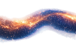 Stunning cosmic swirl showcasing vibrant colors of the universe with stars and galaxies illuminated in a beautiful display png
