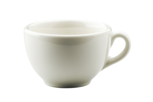 Ceramic coffee cup displayed on a white background with a smooth finish and simple design png