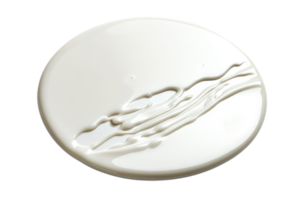 Liquid cream swirls on a smooth surface creating an elegant display of texture and sheen png
