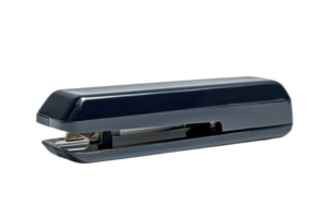 Stapler placed on a plain surface ready for use in an office setting png