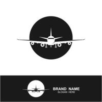 set of Airplane logo design vector
