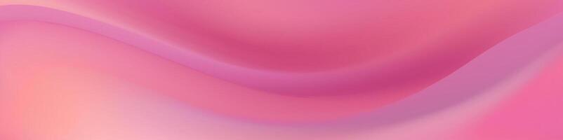 Abstract Pink Gradient Background Smooth Curves, Soft Hues, Pastel Shades, Elegant Design, vector
