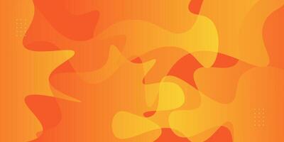 Dynamic orange textured background design in 3D style with orange color. EPS10 vector