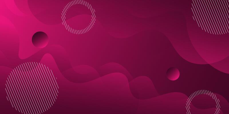 Abstract bright geometric purple wave 3D background. Wave color background with circle pattern design. Fluid shape composition. eps10