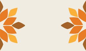 leaves pattern in white background vector