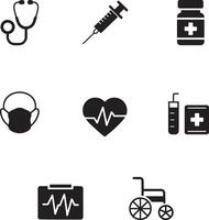 Healthcare Line Icons. Editable Stroke. Pixel Perfect. For Mobile and Web. Contains such icons as Series vector