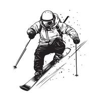 Freestyle Snowboard. Snowboard Sports image isolated on white background. vector