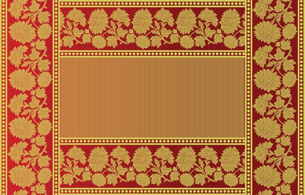 floral indian fancy stlye carpet