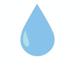 Minimal Water Drop Design vector