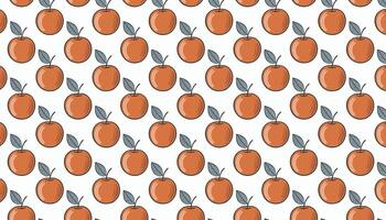 Seamless pattern with Jujube on white background. illustration. vector