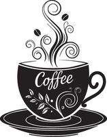 Hot cup beverage icon set. Tea or coffee cups icons. vector