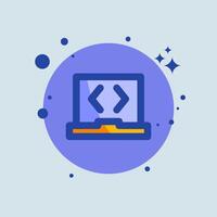 Software flat illustration. Application signs illustration. vector