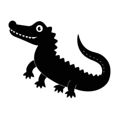 crocodile icon illustration