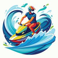 Bright and vibrant summer graphics for creative projects and seasonal designs vector
