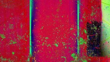 Multicolour VHS Static Grain Grid video