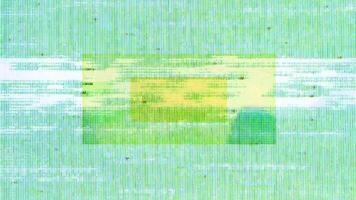Multicolour Rectangular Damaged VHS Static Grain Grid video