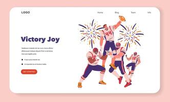 Super Bowl. Flat Illustration vector