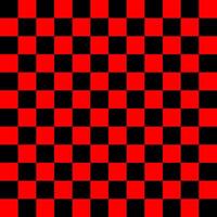 Red Black Checkered Pattern Simple Geometric Background Design vector