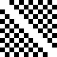 Abstract Black White Checkerboard Pattern Graphic Design vector