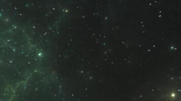 Traveling in space video