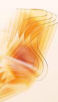 Gold abstract glass background, 3d rendering. video