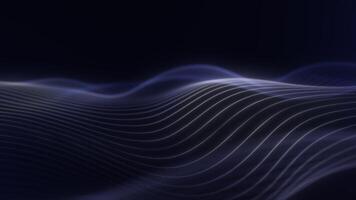 Smooth Blue Wave Abstract Motion Background video