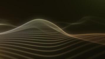 Golden Wave Lines with Gentle Glow video
