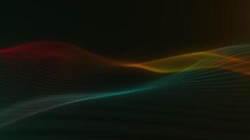 Multicolored Flowing Wave Background Animation video