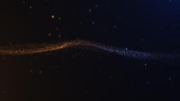 Colorful Digital Particle Wave in Motion video