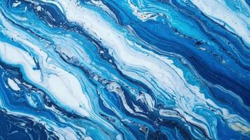 Elegant Blue Marble Texture, Luxurious Abstract Design for Sophisticated Projects video