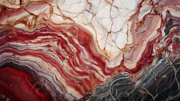 Rich Brown Swirl Marble Texture, Warm and Artistic Abstract Background video
