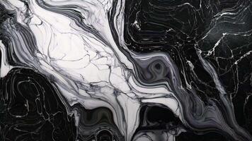 Abstract Black and White Marble Motion Background, Sophisticated and Modern Design video