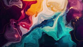 Abstract Colorful Marble Texture, Vibrant and Artistic Design for Digital and Creative Projects video