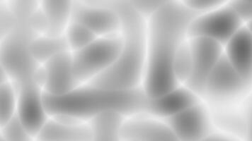 White and Grey Liquid Glow Background with Smooth Flowing Shapes for Elegant and Minimalistic Design Projects video