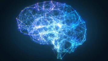 Digital Neurons Network Background video