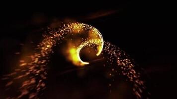 Flying Elegant Particles motion_graphic