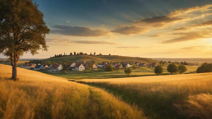 Sosnovo Village Landscape