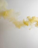 Soft Yellow Smoke Background for Abstract Art and Design Projects photo