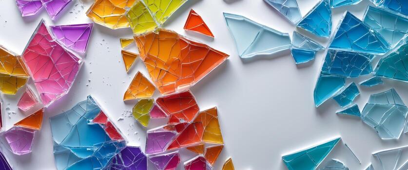 destrozado vaso resumen vistoso textura foto