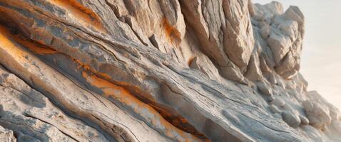 Large Textured Rock with Natural Surface and Unique Features photo