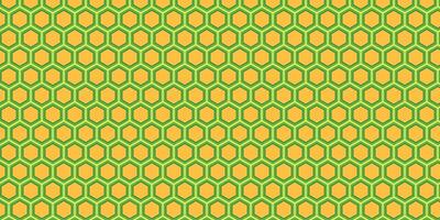 Hexagonal Honeycomb Patterns. Abstract Geometric Textures and Sweet Design Ideas. vector
