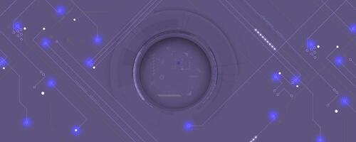A purple background with a circular object in the center vector