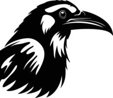enchanting Black silhouette of oropendola head vector