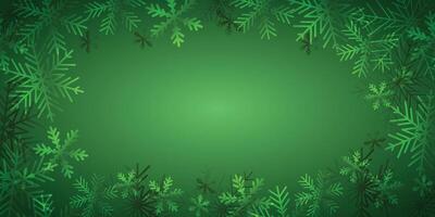 template with snowflakes. Snowflake background. Winter copy space banner pattern. vector