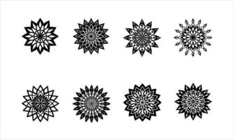 Elegant Decorative Mandala with Floral Patterns design vector