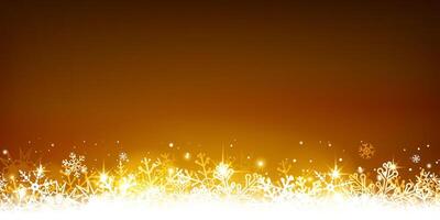 Christmas background with snowflakes and stars vector