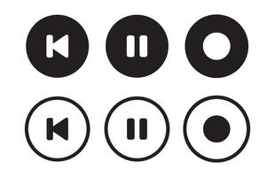 Control Panel Icons vector
