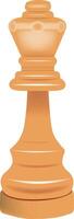 A chess piece on a white background vector