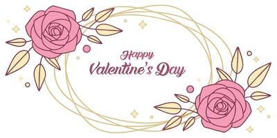 Minimal valentine s day background with soft pink full of romantic and artistic elements perfect for Valentine's Day and creative designs. vector