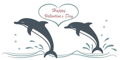 two bees facing each other their flight trails f full of romantic and artistic elements perfect for Valentine's Day and creative designs. vector